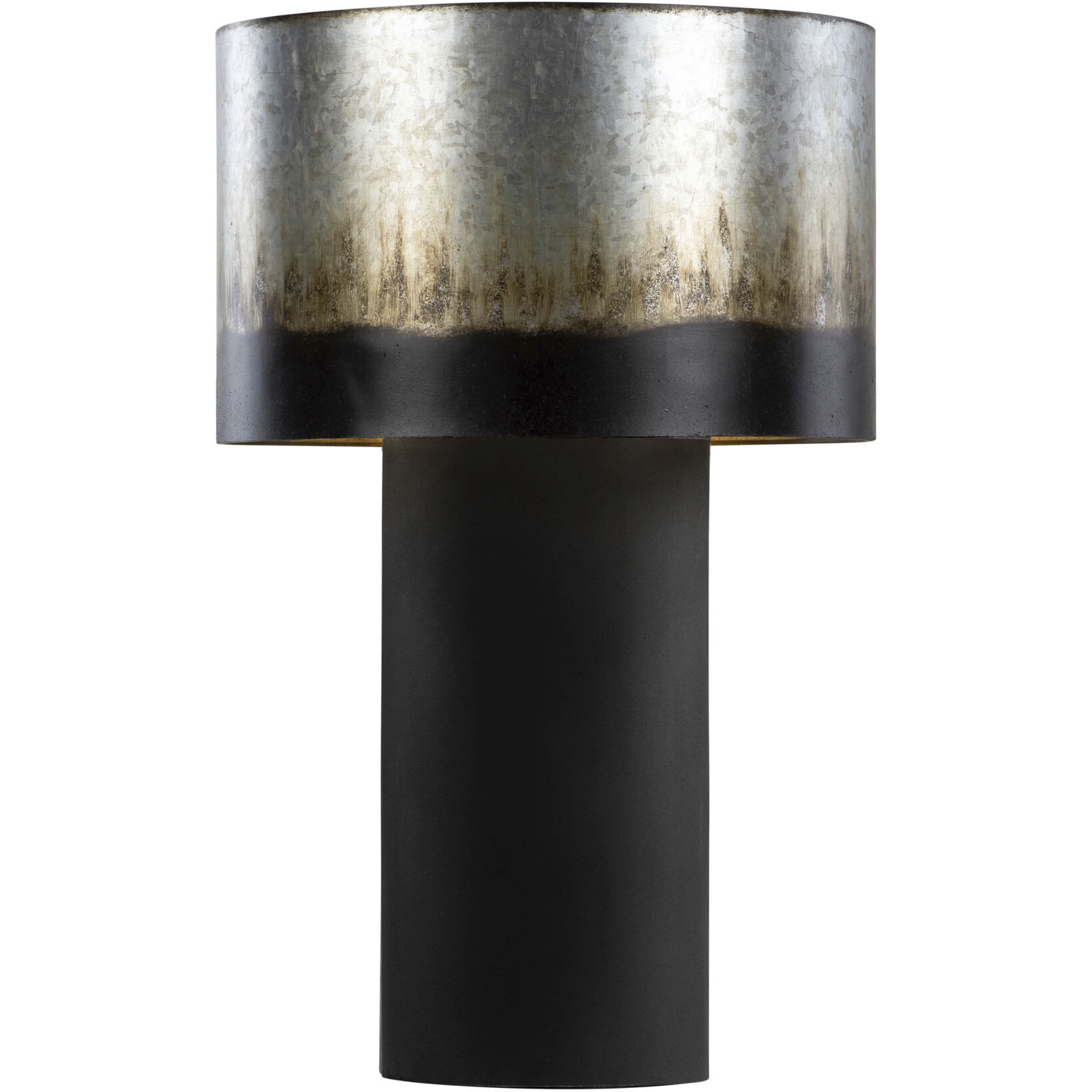 Cannery 25 inch 14 watt Ombre Galvanized Table Lamp Portable Light