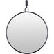 Stopwatch 33.25 X 30 inch Black Accent Wall Mirror, Varaluz Casa