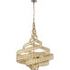 Flow 6 Light 30 inch Baguette Pendant Ceiling Light, Smithsonian Collaboration