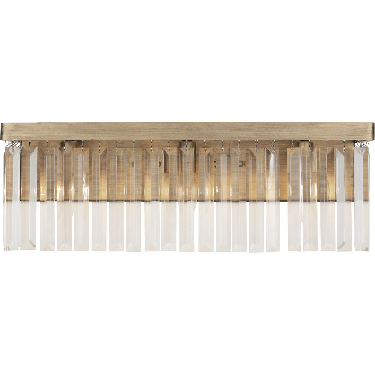 Social Club 3 Light 21.5 inch Havana Gold Bath Vanity Wall Light