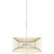 Arcade 6 Light 24 inch French Gold Pendant Ceiling Light