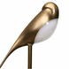 Hope 10.75 inch 5 watt Heritage Bronze Table Lamp Portable Light
