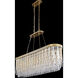 Lafayette 6 Light 48 inch Havana Gold Linear Pendant Ceiling Light