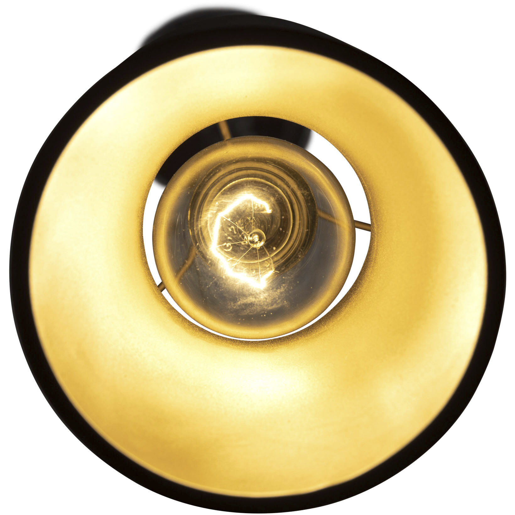 Mad Hatter 1 Light 5 inch Matte Black and French Gold Mini Pendant Ceiling Light