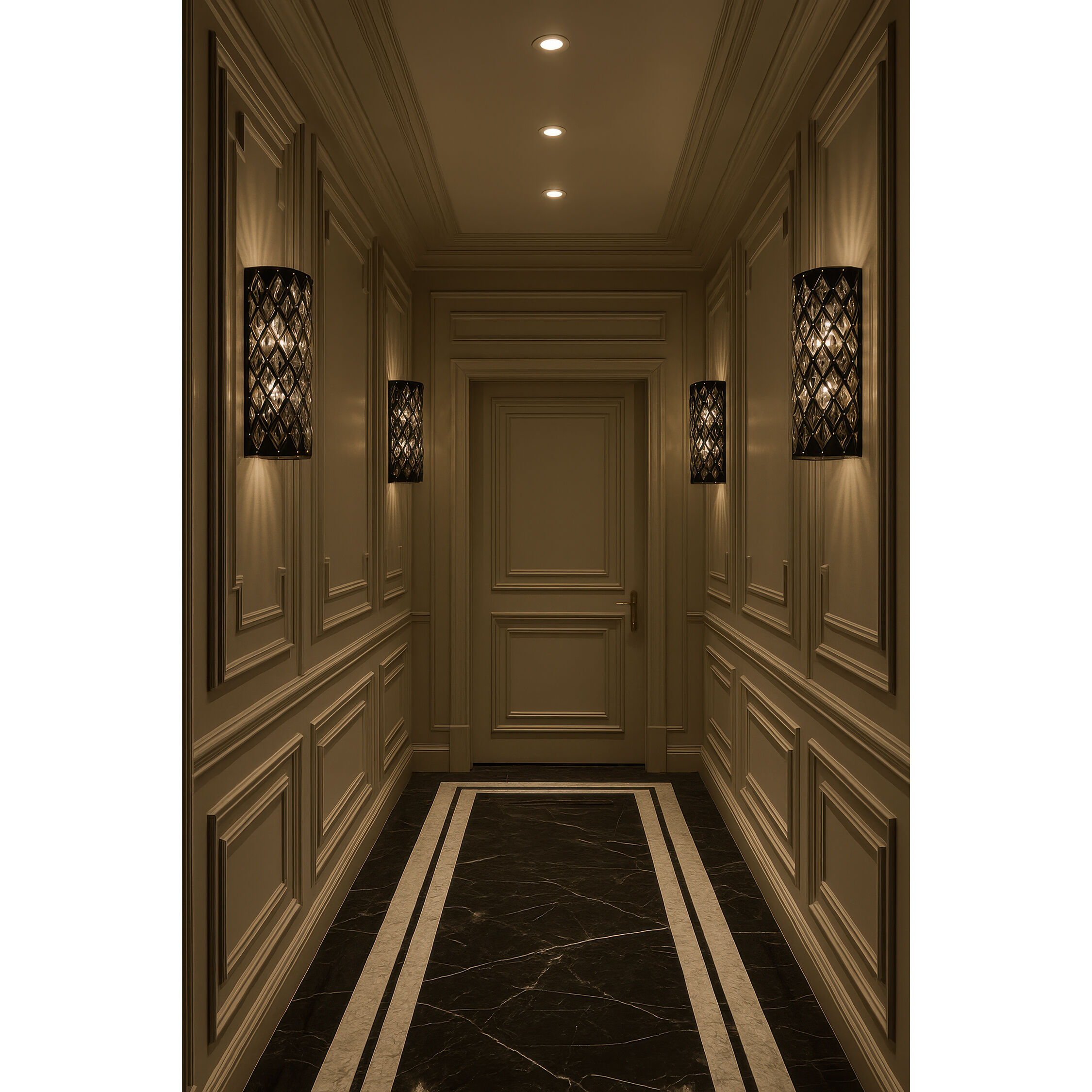 Windsor 1 Light 7 inch Carbon and Havana Gold Wall Sconce Wall Light