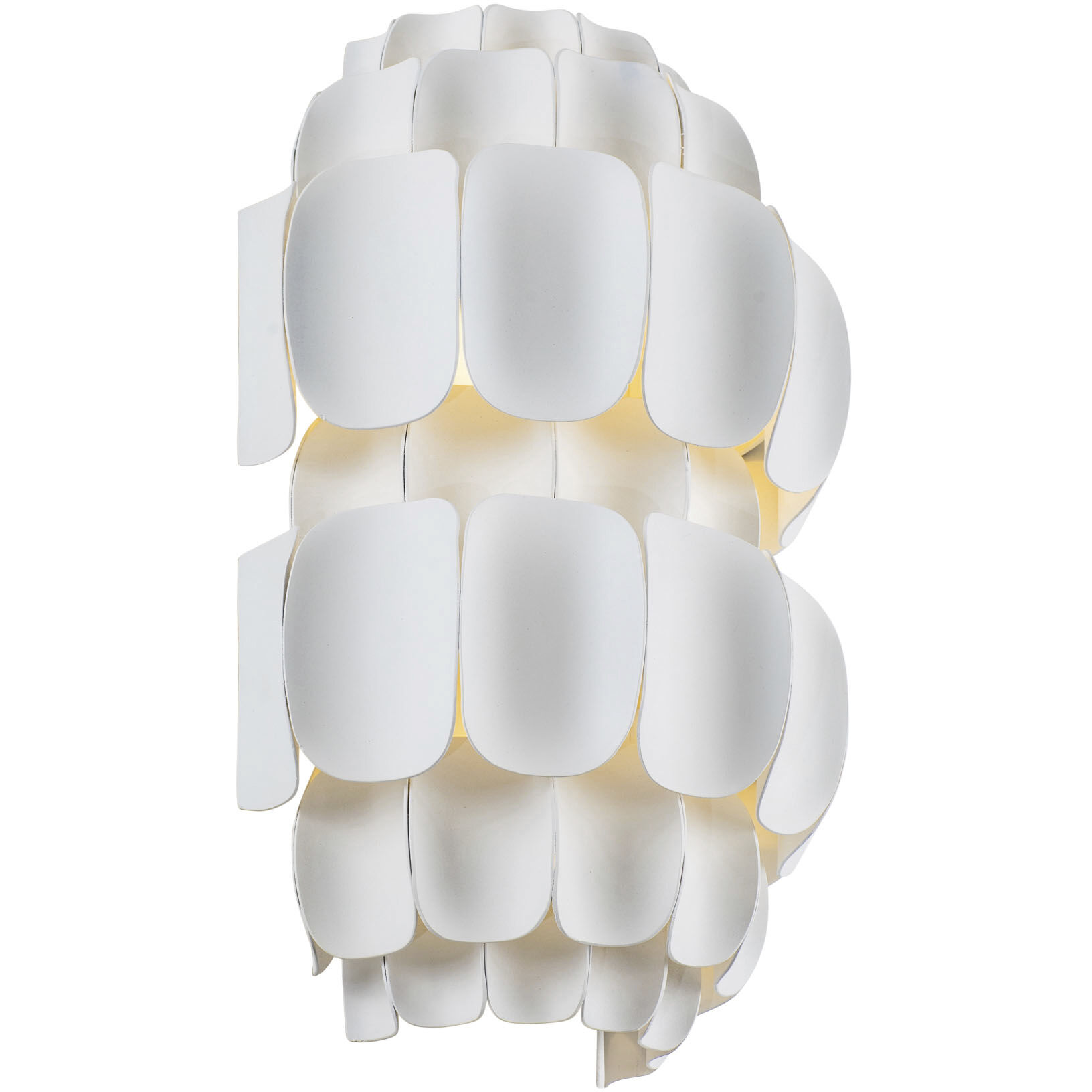 Swoon 2 Light 10 inch Matte White Wall Sconce Wall Light, Smithsonian Collaboration
