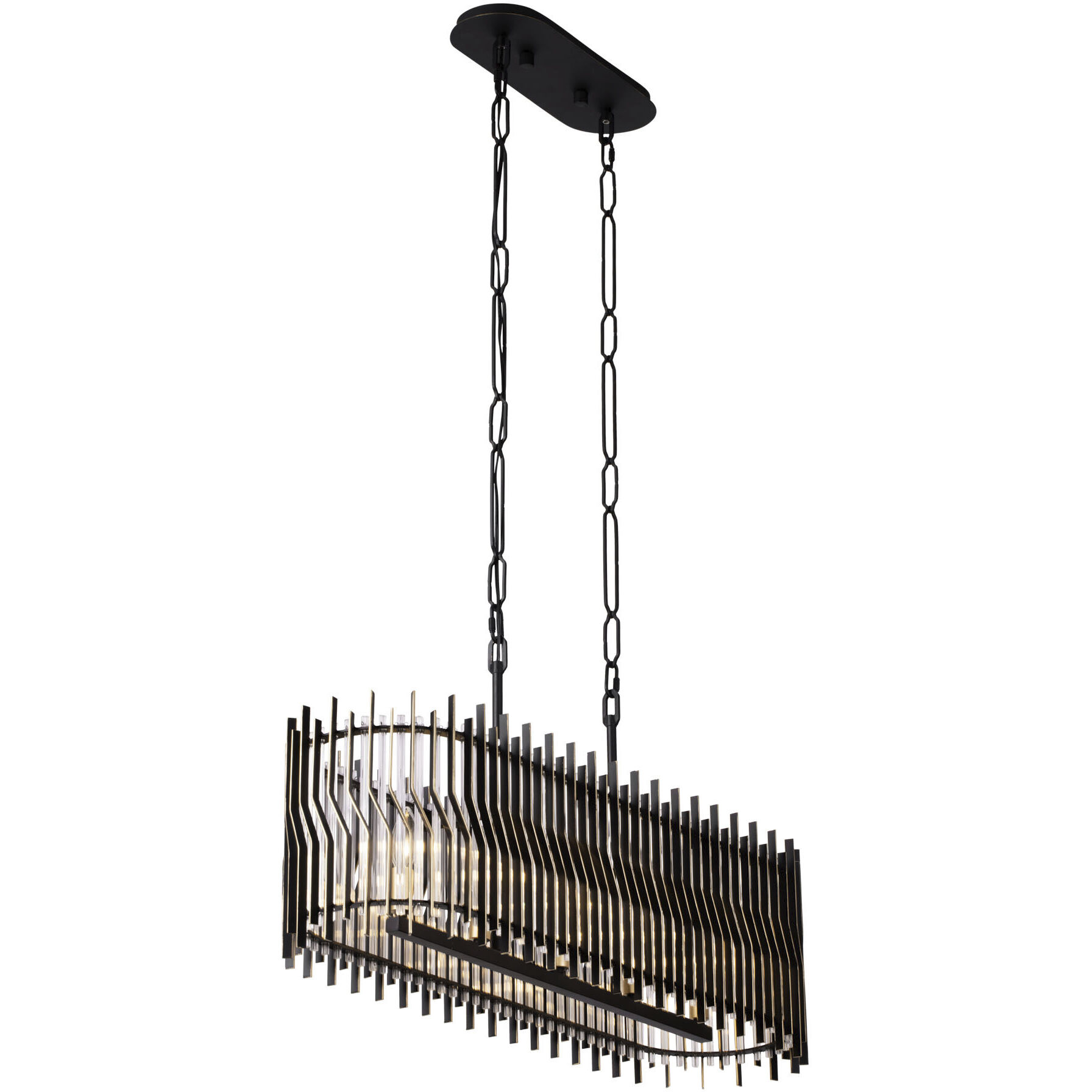 Park Row Linear Pendant Ceiling Light, Smithsonian Collaboration