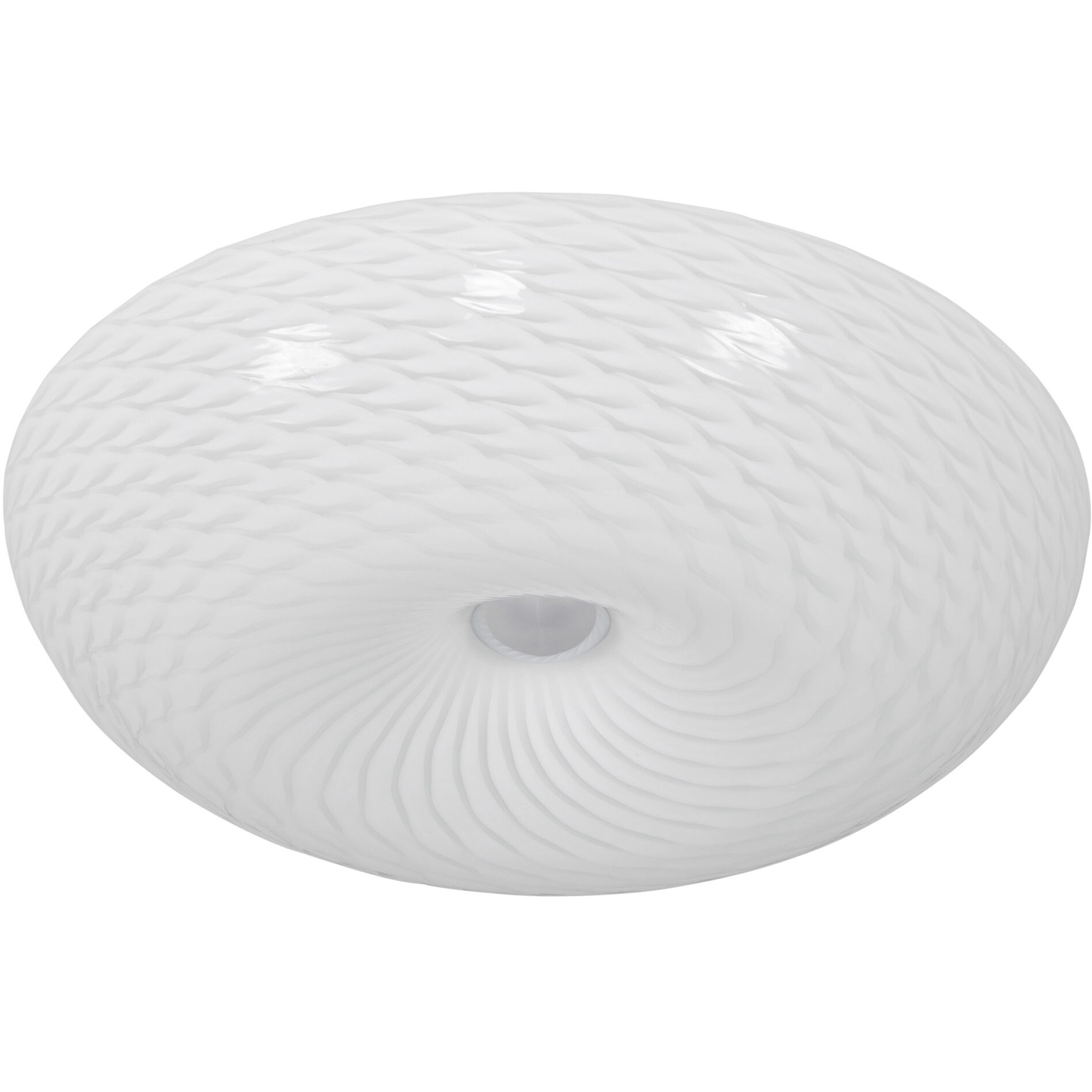Swirled 2 Light 15.5 inch Chrome Flush Mount Ceiling Light