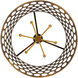 Bailey 6 Light 24 inch Gold Pendant Ceiling Light