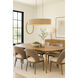 Jacob's Ladder 6 Light 48 inch French Gold Linear Pendant Ceiling Light, Smithsonian Collaboration