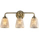 Westport 3 Light 21.25 inch Antique Brass Bath Vanity Wall Light