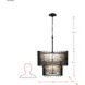 Park Row 10 Light 24 inch Matte Black and French Gold Chandelier Ceiling Light