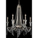 Barcelona 6 Light 27 inch Transcend Silver Chandelier Ceiling Light