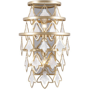 Fleur 2 Light 10 inch French Gold Wall Sconce Wall Light, Smithsonian Collaboration