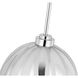 Chroman Empire 1 Light 10 inch Chrome Pendant Ceiling Light