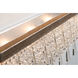 Barcelona 3 Light 21 inch Transcend Silver Vanity Light Wall Light