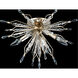 Orbital 4 Light 18.3 inch Gold Dust Semi-Flush Ceiling Light