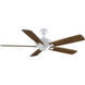 myFanimation Matte White Fan Motor Only, Blades Sold Separately, Motor Only