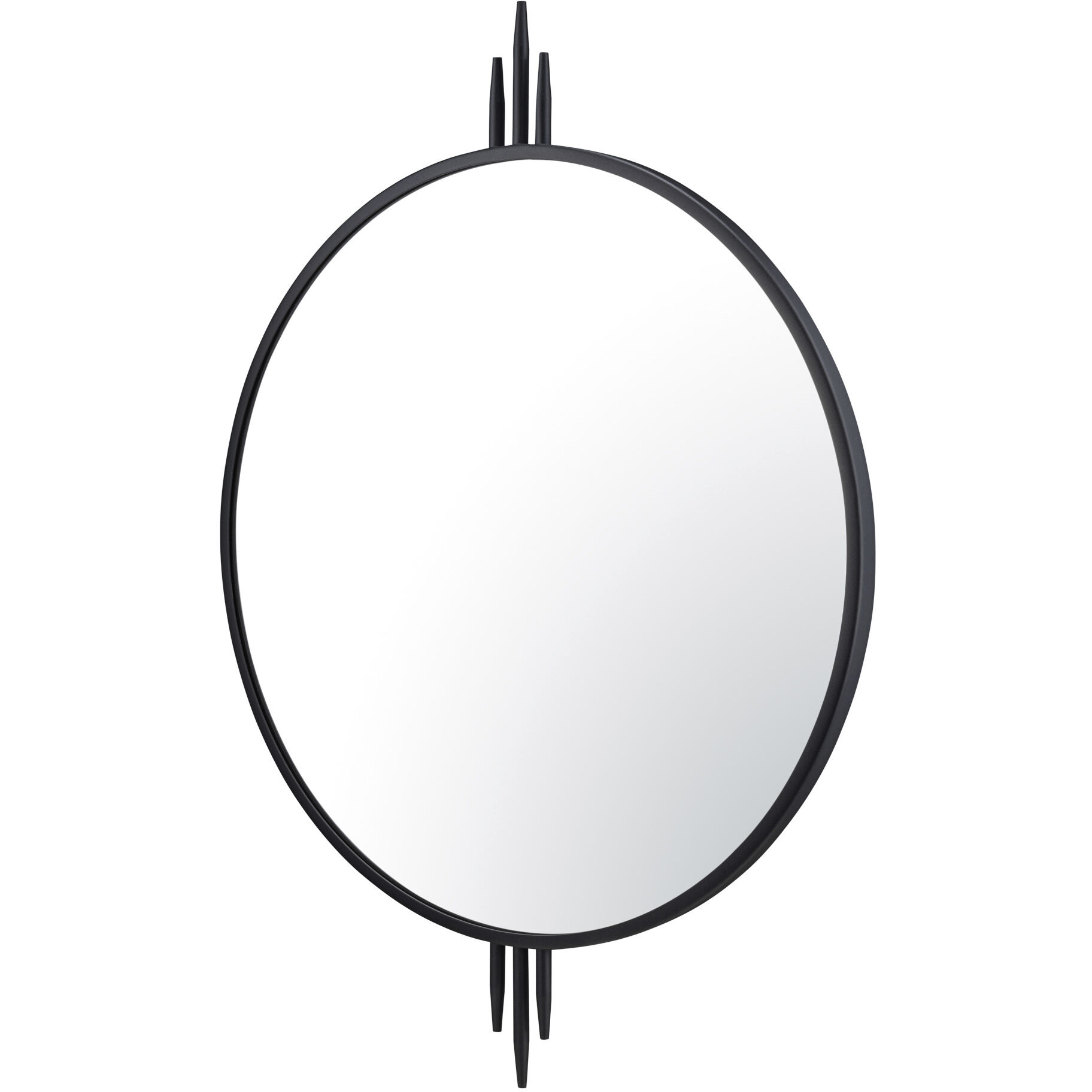 Propaganda 41 X 30 inch Black Wall Mirror