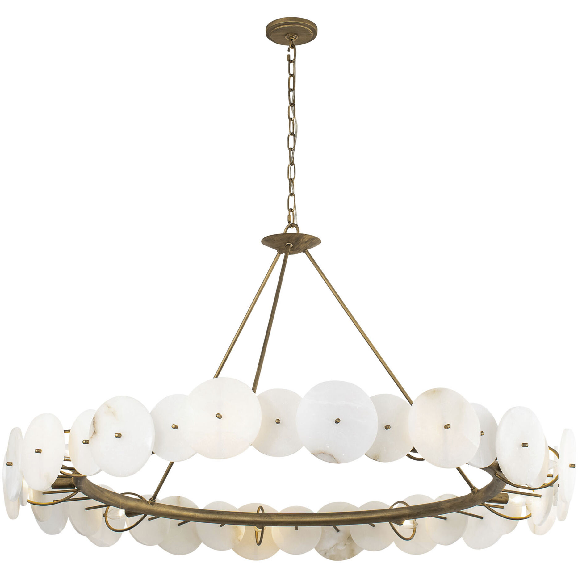 Cosmos 9 Light 48 inch Havana Gold Chandelier Ceiling Light, Smithsonian Collaboration