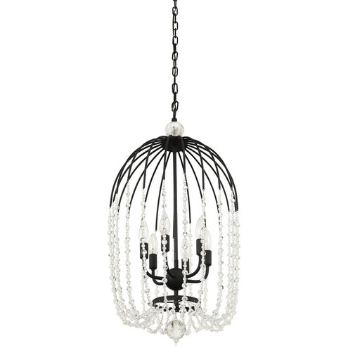 Voliere 6 Light 17 inch Gold Pendant Ceiling Light