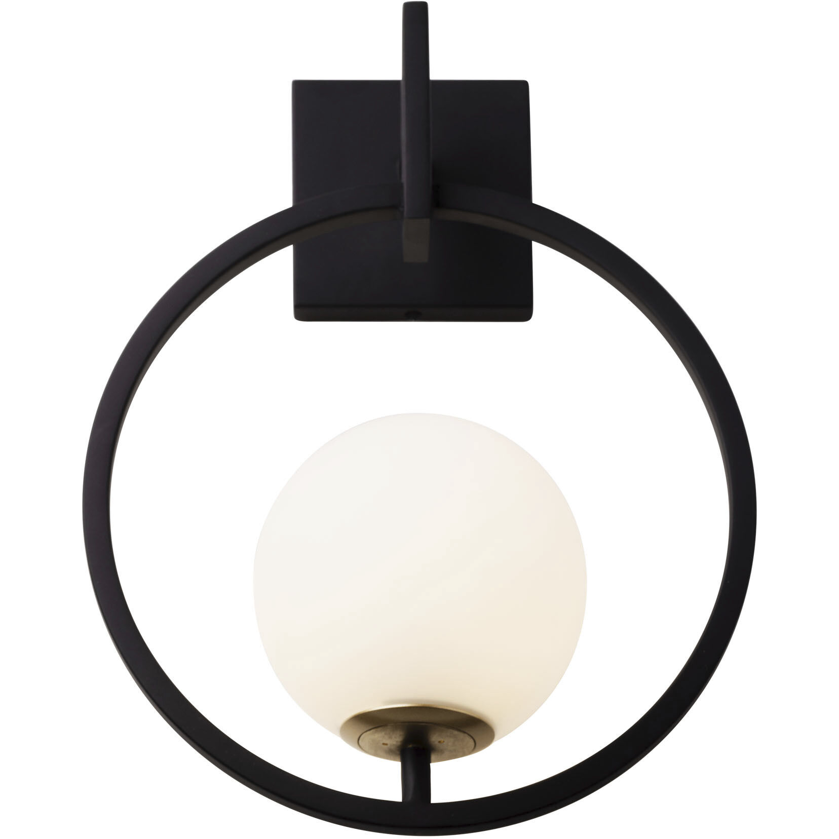 Stopwatch 1 Light 12 inch Matte Black and French Gold Wall Sconce Wall Light