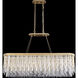 Lafayette 6 Light 48 inch Havana Gold Linear Pendant Ceiling Light