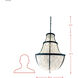Crystal Baller 12 Light 30 inch Heritage Black Pendant Ceiling Light