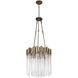 Matrix 6 Light 18.5 inch Havana Gold Pendant Ceiling Light