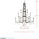 Barcelona 12 Light 44 inch Onyx Chandelier Ceiling Light