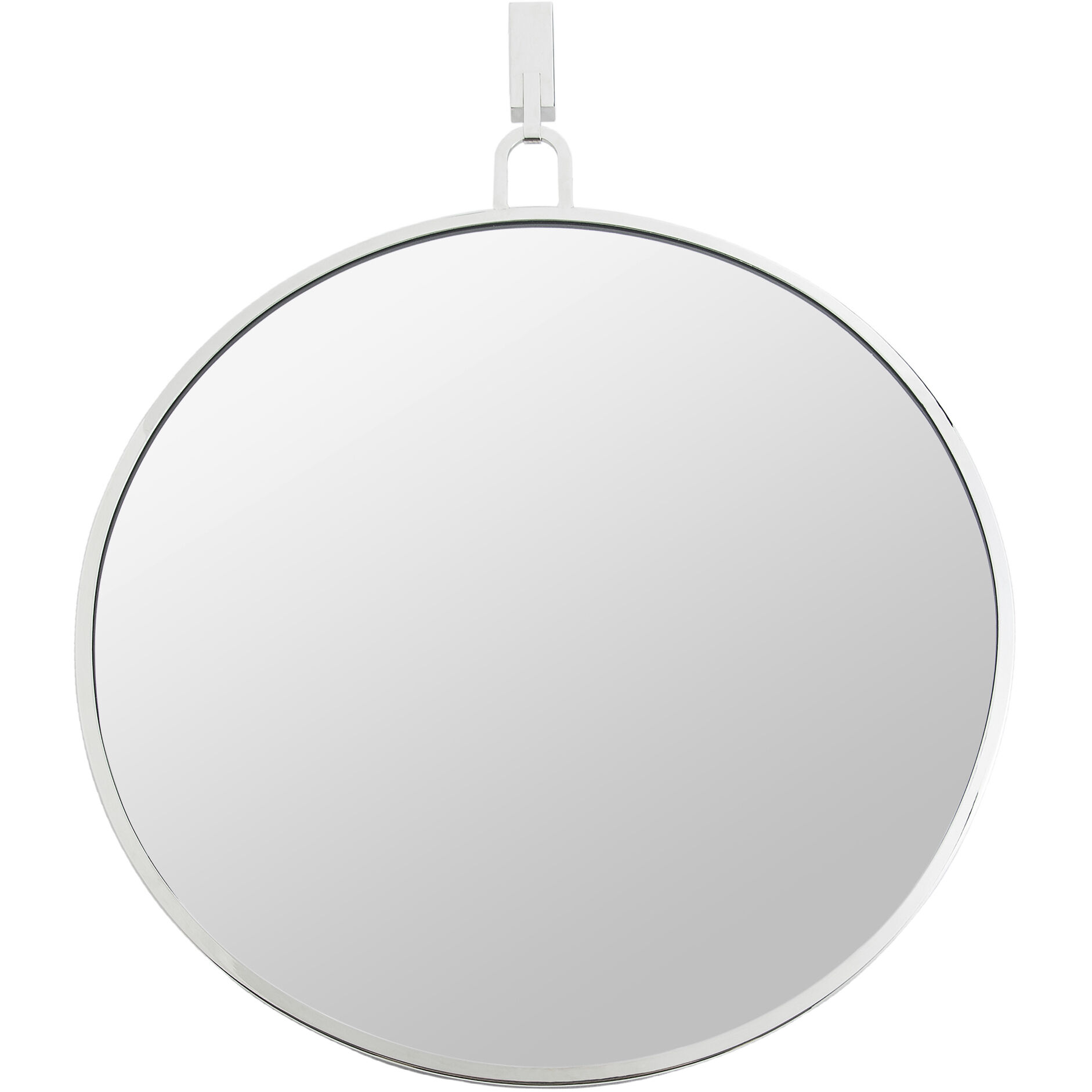 Stopwatch 33.25 X 30 inch Polished Nickel Accent Mirror, Varaluz Casa