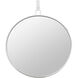 Stopwatch 33.25 X 30 inch Polished Nickel Accent Mirror, Varaluz Casa