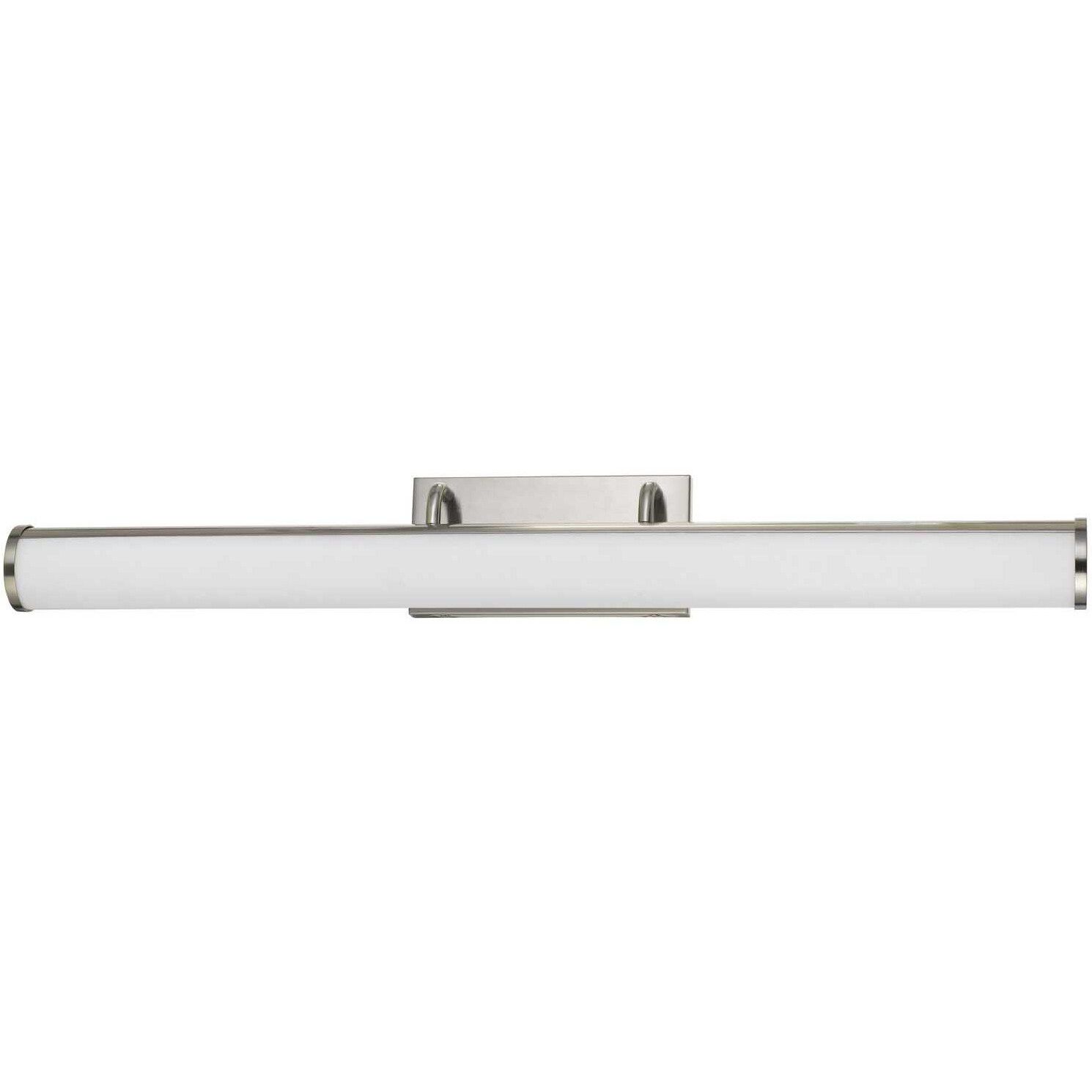 Signature 1 Light 36 inch Brushed Steel Vanity Light Wall Light, Large