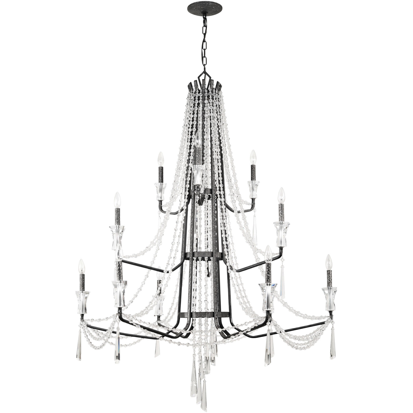 Barcelona 12 Light 44 inch Onyx Chandelier Ceiling Light