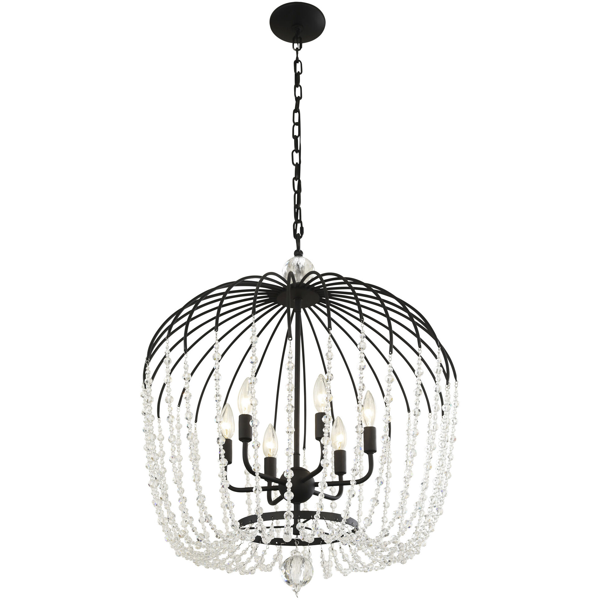 Voliere 6 Light 24.50 inch Pendant
