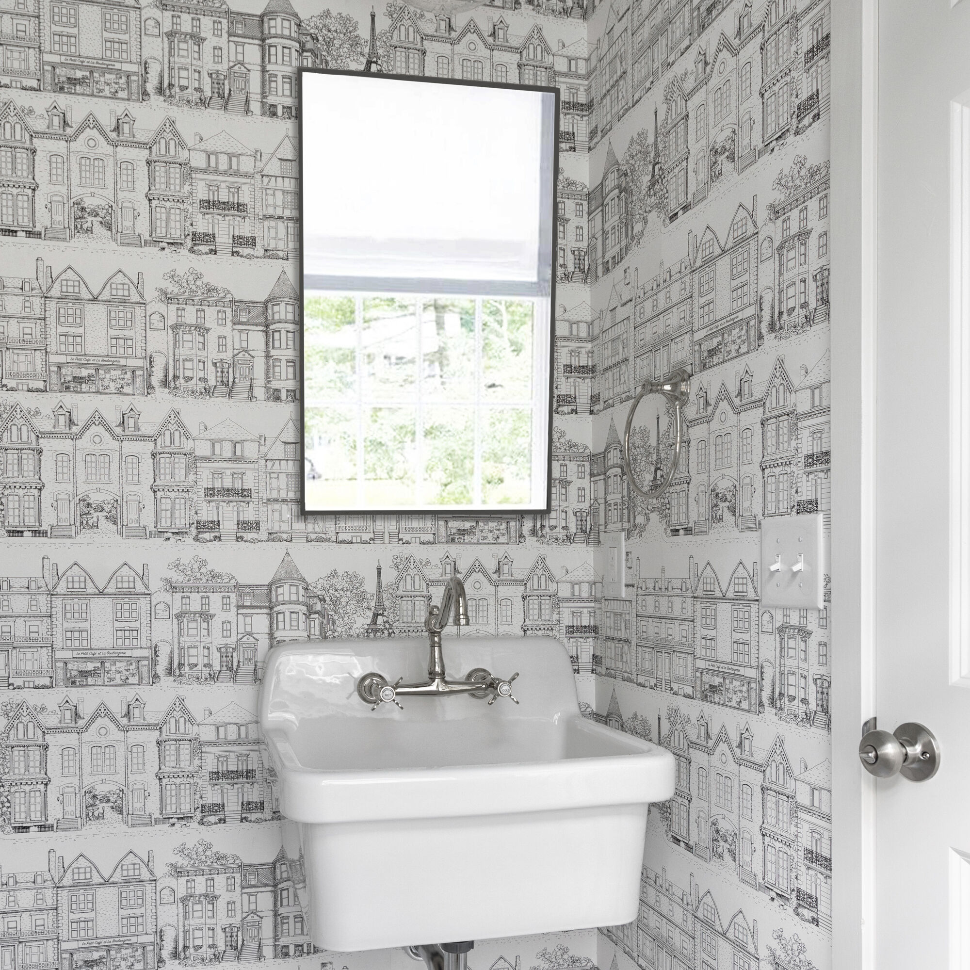 Kye 40 X 22 inch Black Wall Mirror, Varaluz Casa