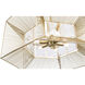 Arcade 6 Light 24 inch French Gold Pendant Ceiling Light