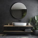 Tablet 30 X 30 inch Black Wall Mirror