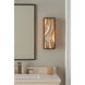 Flow 2 Light 6.5 inch Hammered Ore Wall Sconce Wall Light