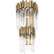 Matrix 2 Light 12.5 inch Havana Gold Wall Sconce Wall Light