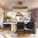 Matrix Linear Pendant Ceiling Light in Havana Gold, 8