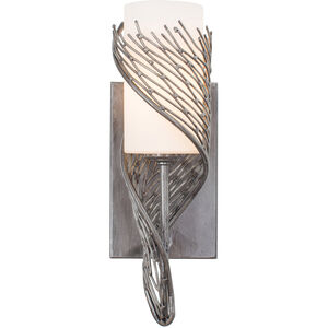 Flow 1 Light 5 inch Steel Wall Sconce Wall Light in Right