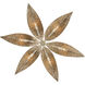 Century Palm 6 Light 38 inch Country White Chandelier Ceiling Light