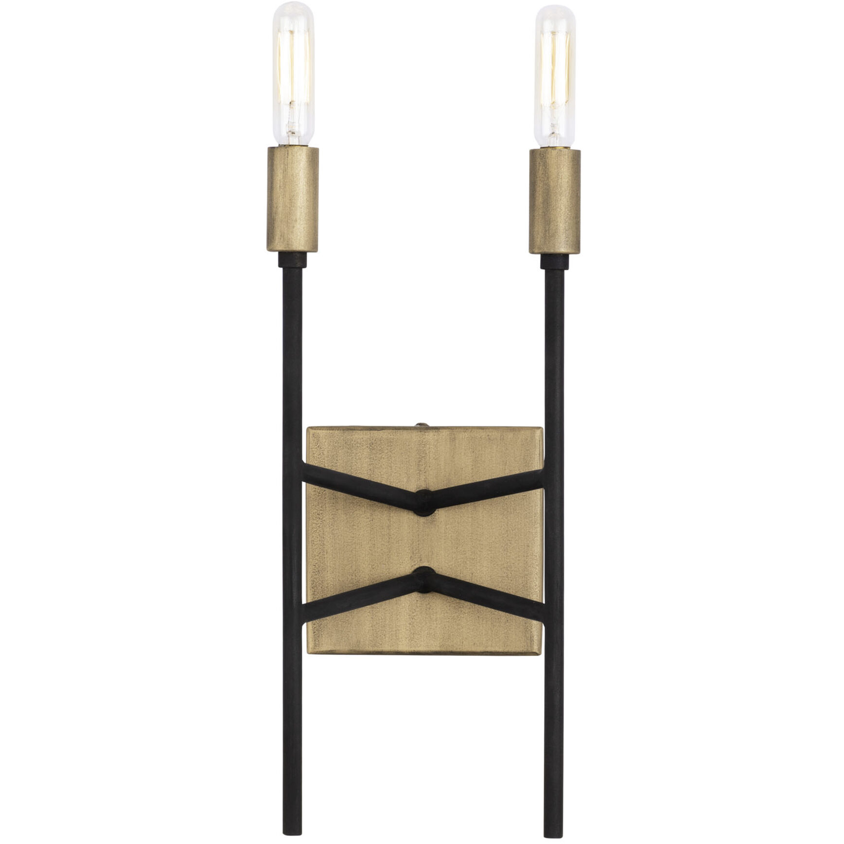 Bodie 2 Light 6 inch Havana Gold and Carbon Sconce Wall Light