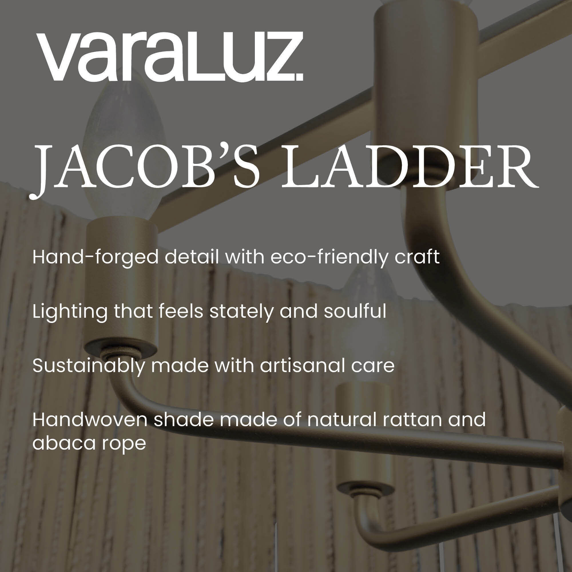 Jacob's Ladder 6 Light 16 inch French Gold Foyer Pendant Ceiling Light, Smithsonian Collaboration