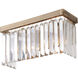 Social Club 2 Light 14.5 inch Havana Gold Bath Vanity Wall Light