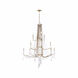 Barcelona 12 Light 44 inch Brass Kisser Chandelier Ceiling Light