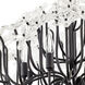 Wildflower 8 Light 32 inch Matte Black Chandelier Ceiling Light, Smithsonian Collaboration