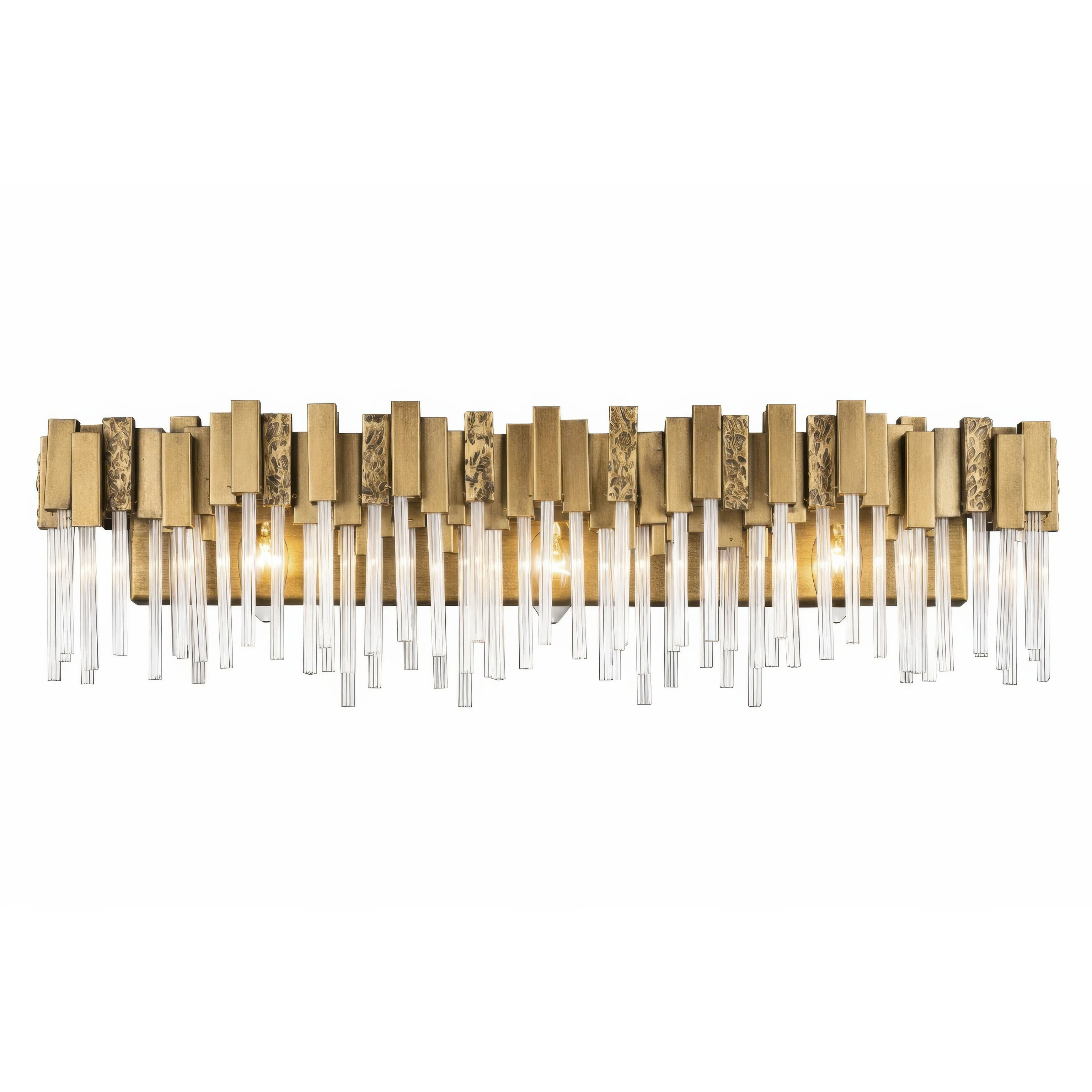 Matrix 3 Light 28 inch Havana Gold Bath Vanity Light Wall Light