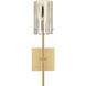 Chroman Empire 1 Light 4.53 inch Satin Gold Wall Sconce Wall Light